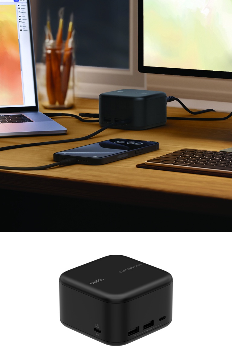 USB-C 6-in-1 Core GaN Dock 130W