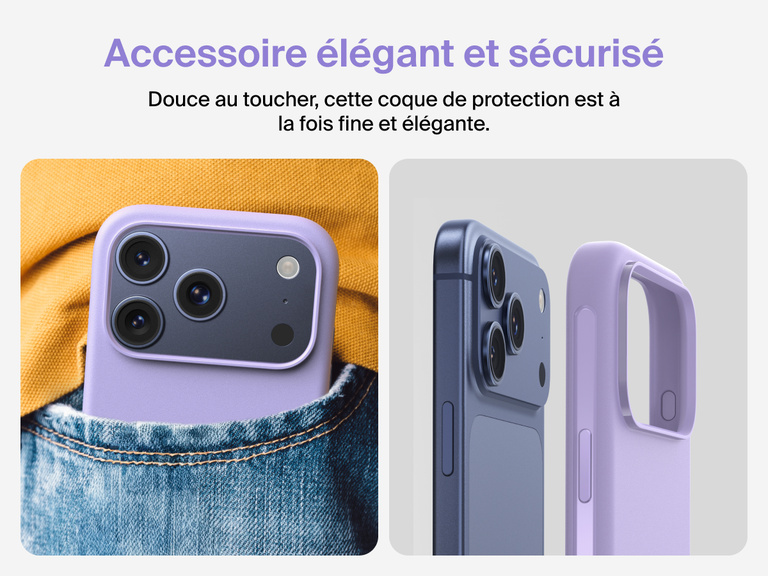 Coque de protection Belkin ScreenForce Protect&nbsp;Series pour iPhone&nbsp;17 avec bouton de contr&ocirc;le r&eacute;actif pour l'appareil photo et design en couches pour une protection durable, pr&eacute;cise et magn&eacute;tique.