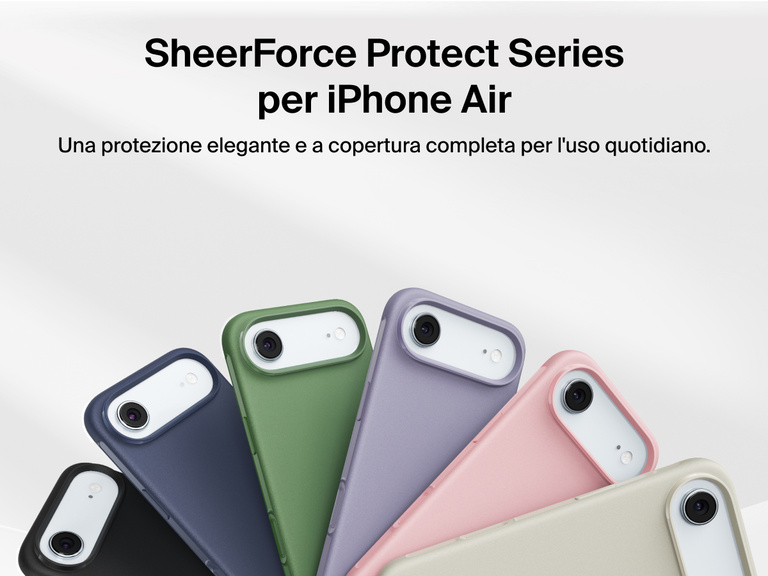 La custodia Belkin SheerForce Protect Series per iPhone 17 offre una copertura durevole e compatta e una protezione quotidiana per il tuo dispositivo.