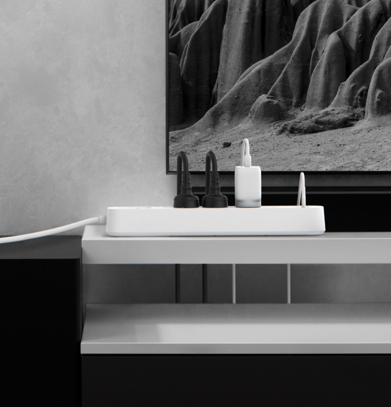 Surge protection up to 1,800 joules. 