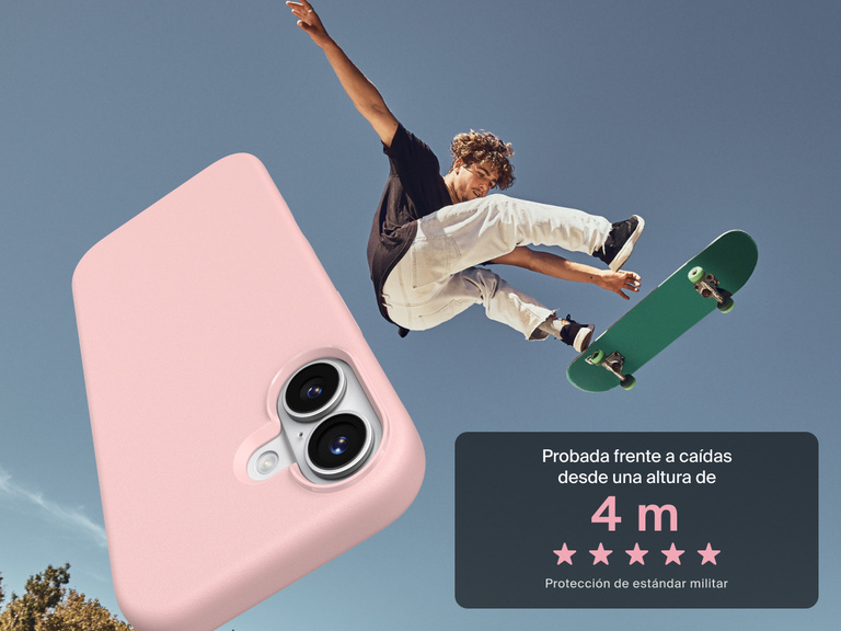 La funda SheerForce Protect Series para iPhone 17 de Belkin incorpora bordes realzados y ofrece resistencia contra caídas de nivel militar desde 4 m de altura.