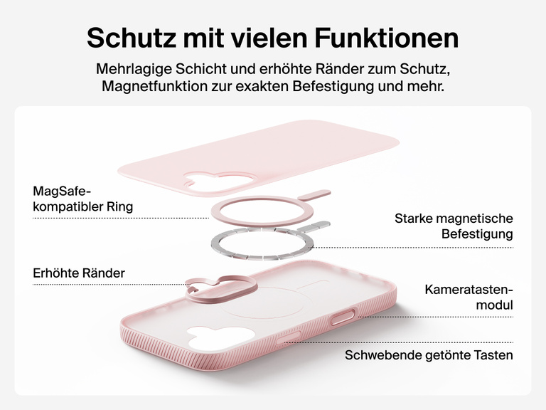 Belkin SheerForce Grip Series Case for iPhone 17 supports MagSafe and Qi2 wireless charging with strong magnetic alignment.
