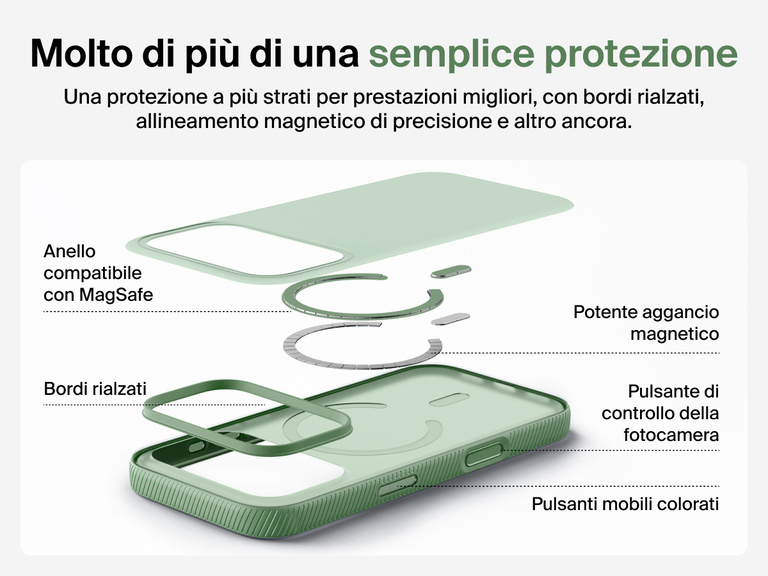 Belkin SheerForce Grip Series Case for iPhone 17 supports MagSafe and Qi2 wireless charging with strong magnetic alignment.