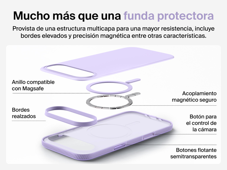 Belkin SheerForce Grip Series Case for iPhone 17 supports MagSafe and Qi2 wireless charging with strong magnetic alignment.