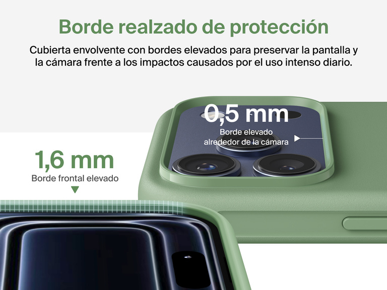 La funda SheerForce Protect Series para iPhone 17 de Belkin integra bordes elevados y una resistencia contra ca&iacute;das desde una altura de 4 m equivalente a la incluida en el equipamiento militar.