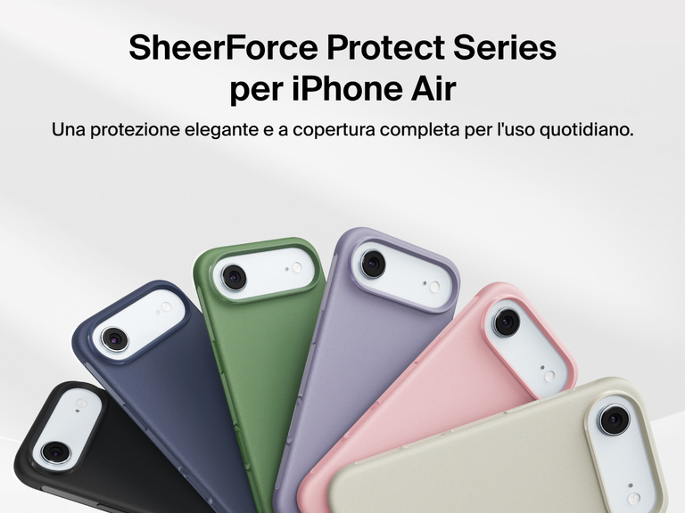 La custodia Belkin SheerForce Protect Series per iPhone 17 offre una copertura durevole e compatta e una protezione quotidiana per il tuo dispositivo.