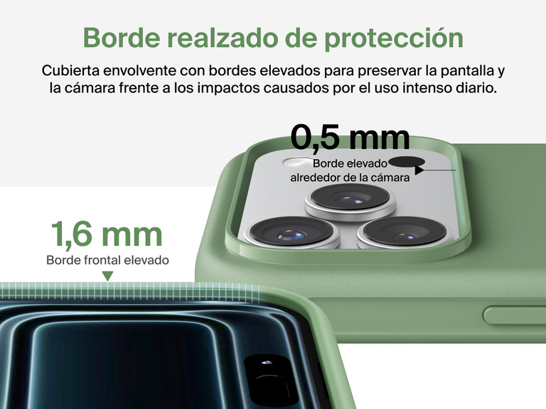 La funda SheerForce Protect Series para iPhone 17 de Belkin incorpora bordes realzados y ofrece resistencia contra ca&iacute;das de nivel militar desde 4 m de altura.