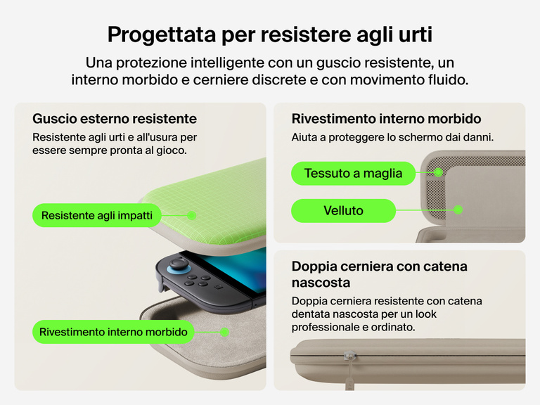 Il supporto di ricarica magnetica compatto 3 in 1 BoostCharge Belkin viene mostrato mentre ricarica rapidamente un Apple Watch. In risalto il modulo certificato MFi, la compatibilità con tutti i modelli e la ricarica dallo 0 all'80% in 45 minuti dei modelli Series 7 e successivi.