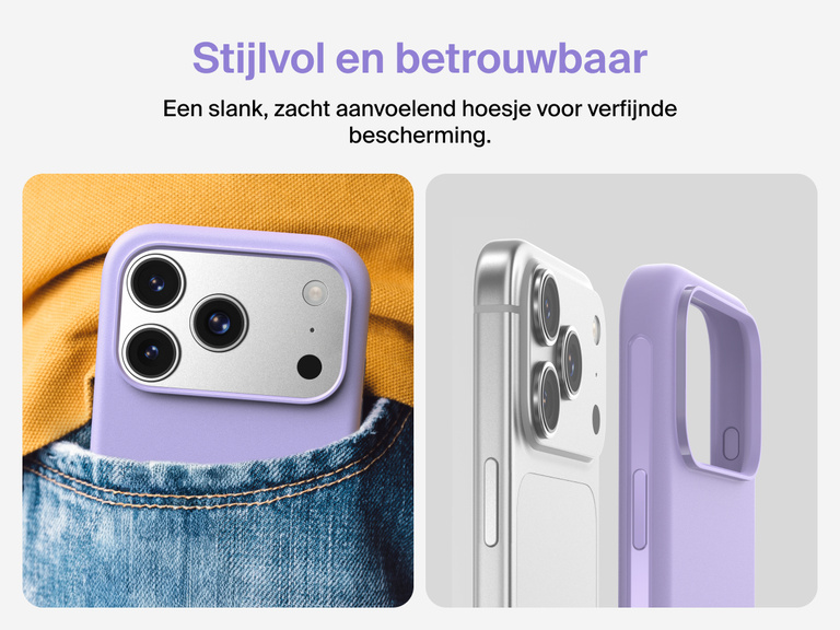 Belkin ScreenForce Protect-hoesje met aanraakgevoelige cameraknop en een meerlaags design voor magnetische precisie en duurzame bescherming van je iPhone 17.