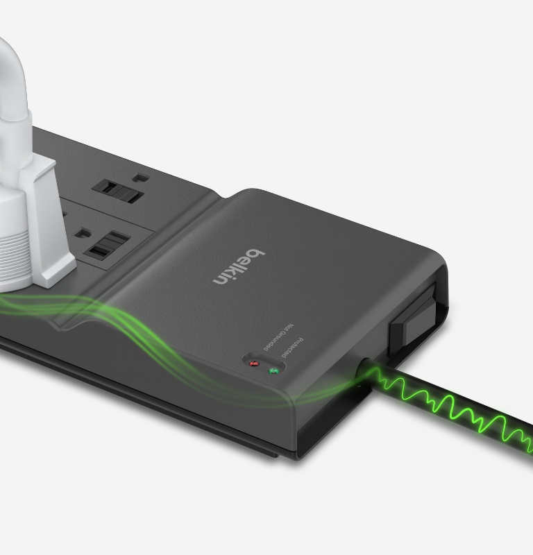 Belkin Home/Office Surge Protector with 12 AC outlets, 8-foot cord & 3940 joules of surge protection.  