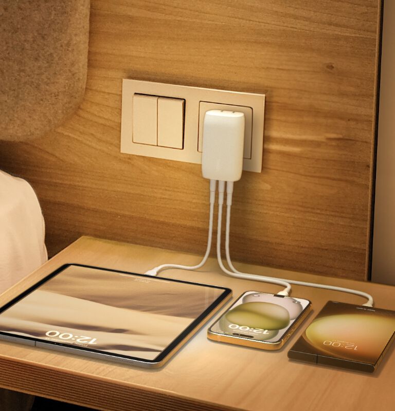 BoostCharge 3 ポート USB-C® 壁面充電器 (PPS 67W 付き) | Belkin
