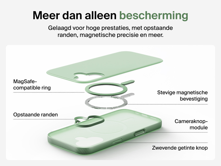 Belkin SheerForce Grip Series Case for iPhone 17 supports MagSafe and Qi2 wireless charging with strong magnetic alignment.