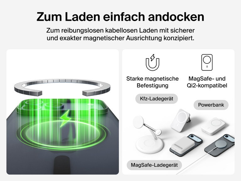 Close-up of Belkin SheerForce Grip Series Case for iPhone 17 with textured edges for secure, comfortable handling.