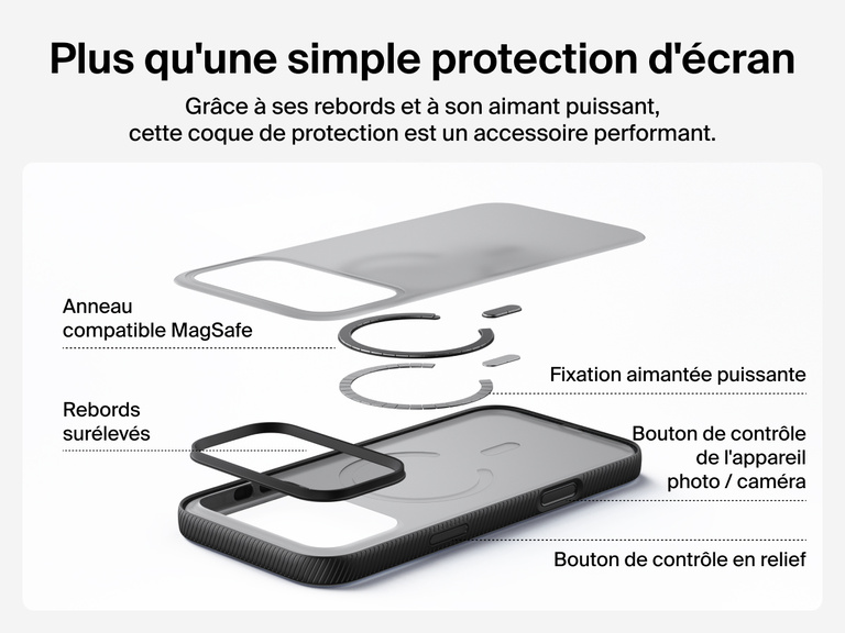 Belkin SheerForce Grip Series Case for iPhone 17 supports MagSafe and Qi2 wireless charging with strong magnetic alignment.