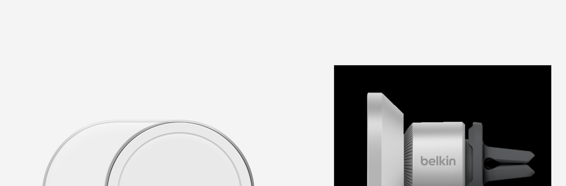 מטען רכב אלחוטי מגנטי&nbsp;BoostCharge Pro עם Qi2 בהספק 15W מבית Belkin