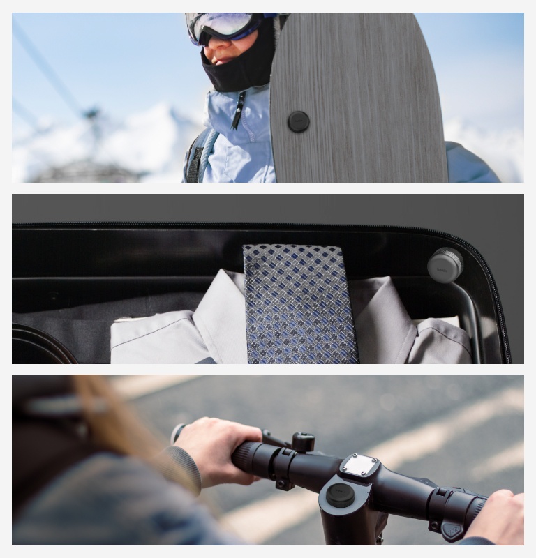 Super-strong, peel-and-stick adhesive. 