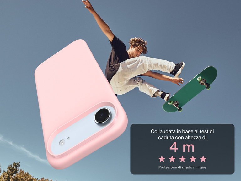 La custodia Belkin SheerForce Protect Series per iPhone &egrave; progettata per offrire una copertura durevole e compatta e una protezione affidabile per l'uso quotidiano.