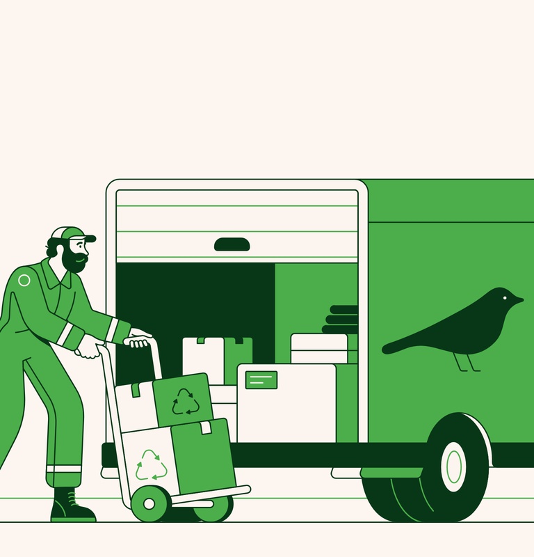 Our products are made with recycled materials and ethics.