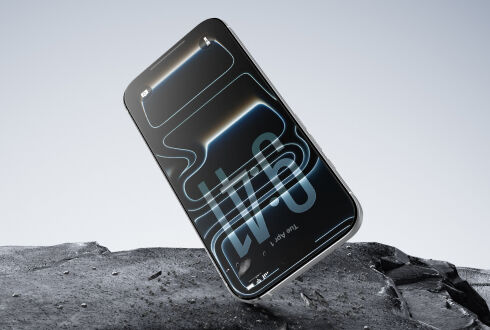 Smartphone with screen protector shown angled upright on a rough cracked surface, illustrating durability and drop resistance. Smartphone with screen protector shown angled upright on a rough cracked surface, illustrating durability and drop resistance.