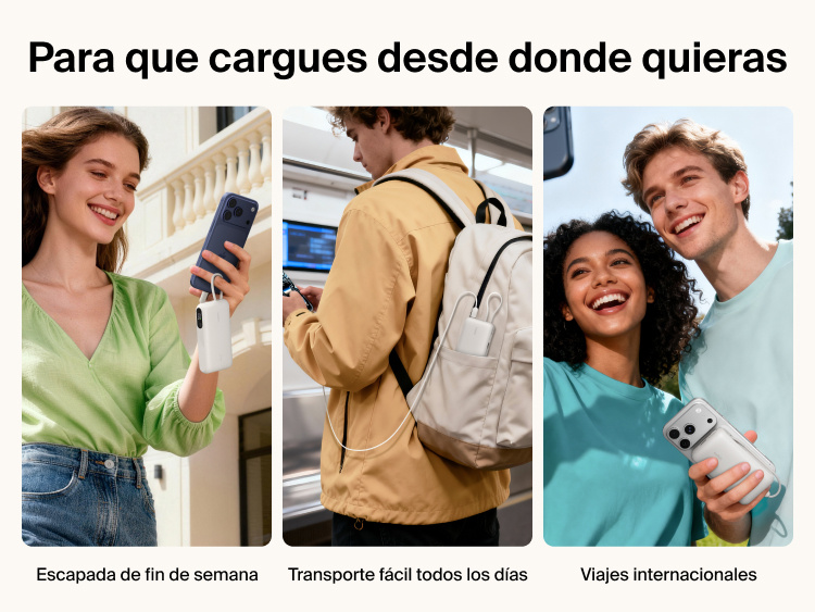 Belkin UltraCharge 10K power bank with integrated USB-C cable and digital display used for portable charging during travel, commuting, and everyday carry