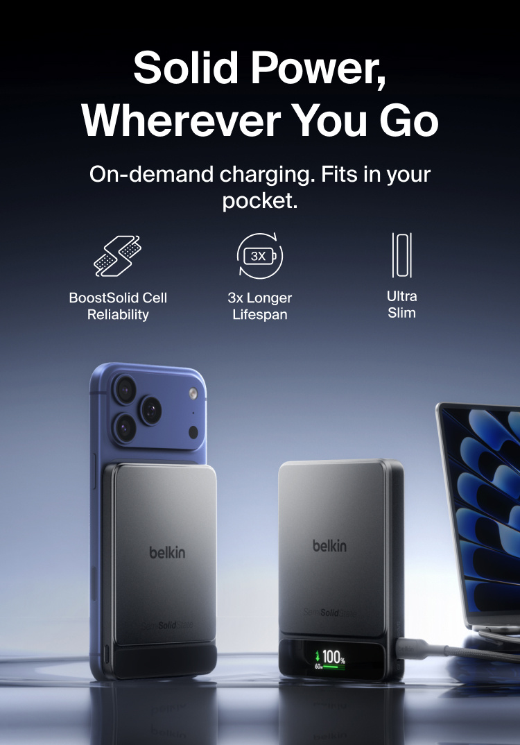 Solid Power Wherever You Go with portable charging solutions
