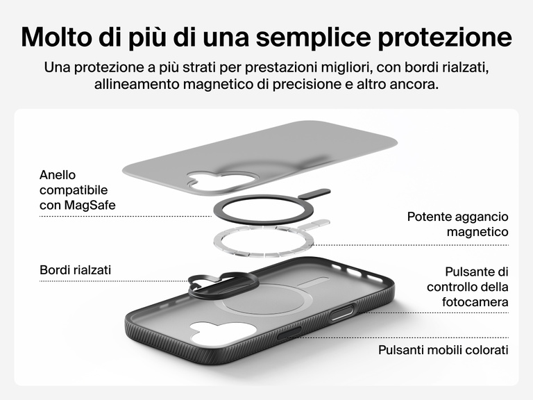 Belkin SheerForce Grip Series Case for iPhone 17 supports MagSafe and Qi2 wireless charging with strong magnetic alignment.