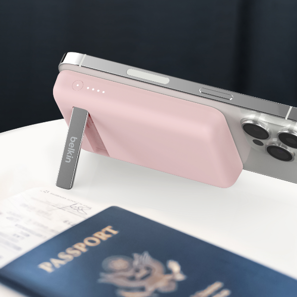 BoostCharge Magnetic Wireless Power Bank 5K + Stand
