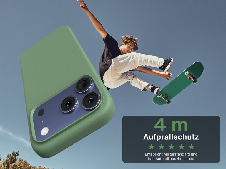 Belkin H&uuml;lle der SheerForce Protect Serie f&uuml;r das iPhone 17, die schlanken aber strapazierf&auml;higen und zuverl&auml;ssigen Schutz f&uuml;r den Alltag bietet.