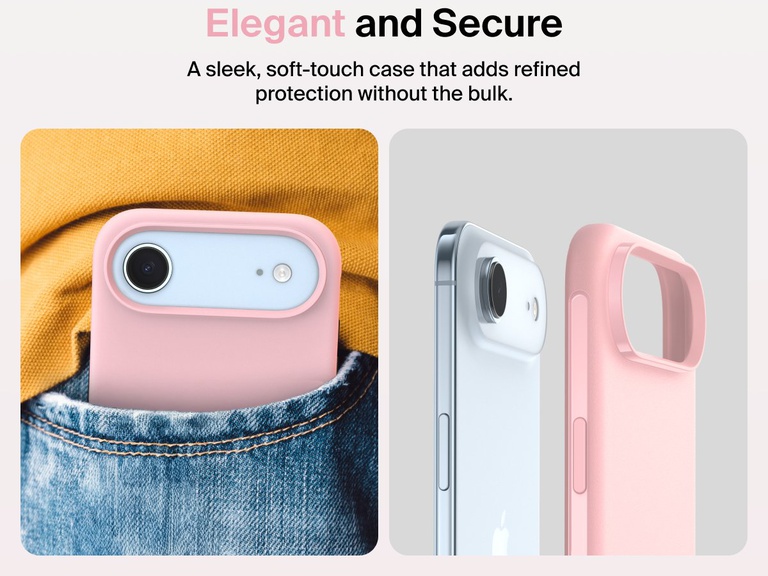 Belkin ScreenForce Protect Series Case for iPhone 17 offering a slim, soft-touch design that provides durable protection without bulk.