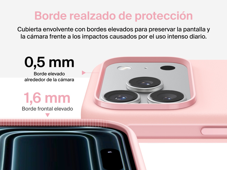 La funda ScreenForce Protect Series para iPhone 17 de Belkin cuenta con un dise&ntilde;o de bordes realzados y  ofrece una resistencia contra ca&iacute;das de nivel militar desde una altura de 4 m.