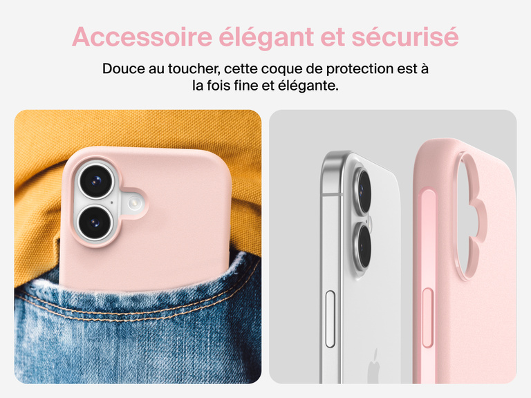Coque de protection Belkin ScreenForce Protect Series pour iPhone 17 avec bouton de contrôle réactif pour l'appareil photo et design en couches pour une protection durable, précise et magnétique.