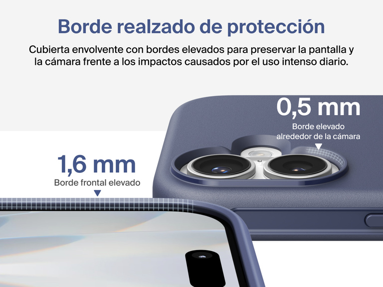 La funda ScreenForce Protect Series para iPhone 17 de Belkin integra bordes elevados y una resistencia contra caídas desde una altura de 4 m equivalente a la incluida en el equipamiento militar.
