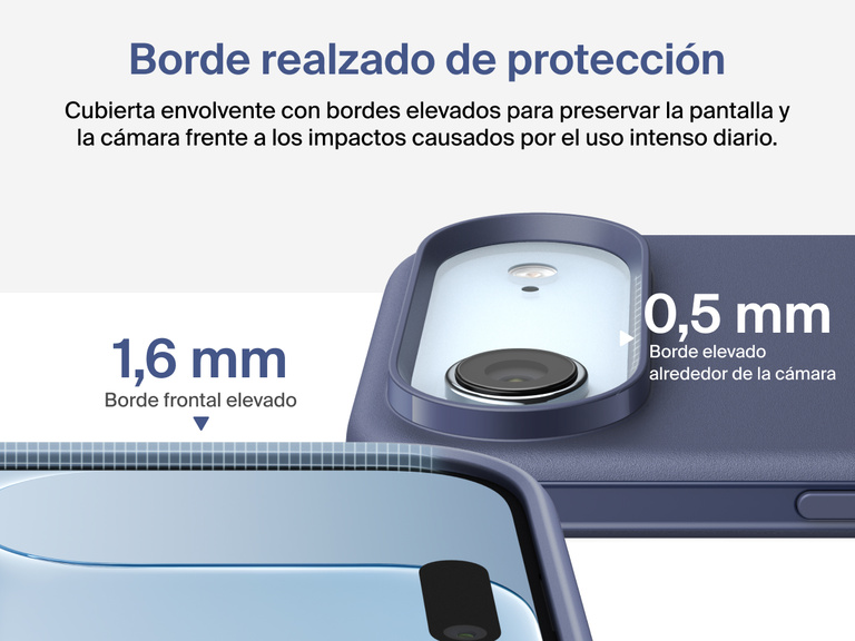 La funda SheerForce Protect Series para iPhone 17 de Belkin incorpora bordes realzados y ofrece resistencia contra ca&iacute;das de nivel militar desde 4 m de altura.