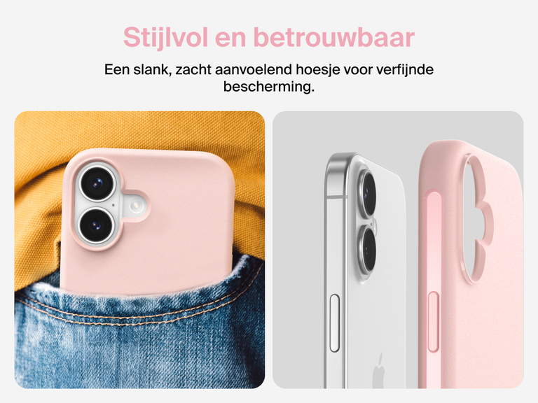 Belkin ScreenForce Protect-hoesje met aanraakgevoelige cameraknop en een meerlaags design voor magnetische precisie en duurzame bescherming van je iPhone 17.