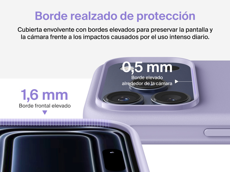 La funda ScreenForce Protect Series para iPhone 17 de Belkin cuenta con un dise&ntilde;o de bordes realzados y  ofrece una resistencia contra ca&iacute;das de nivel militar desde una altura de 4 m.