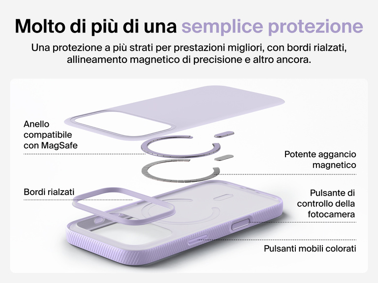 Belkin SheerForce Grip Series Case for iPhone 17 supports MagSafe and Qi2 wireless charging with strong magnetic alignment.