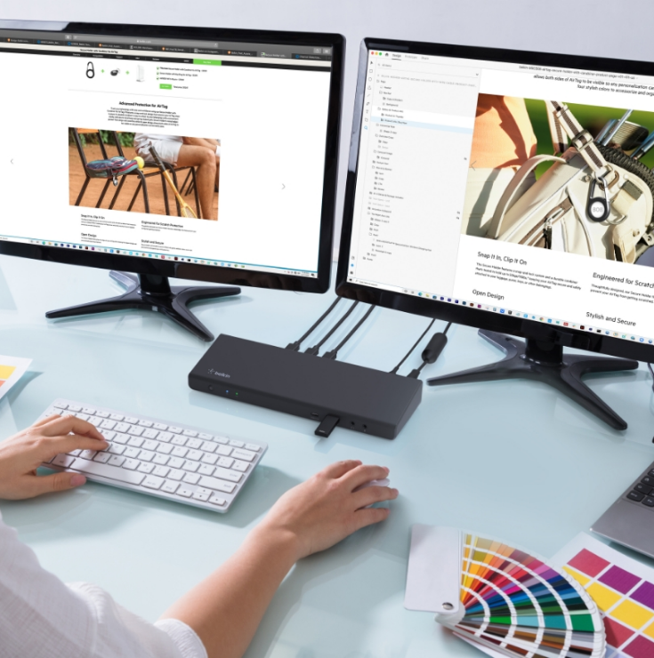 Universal USB-C Triple Display Dock