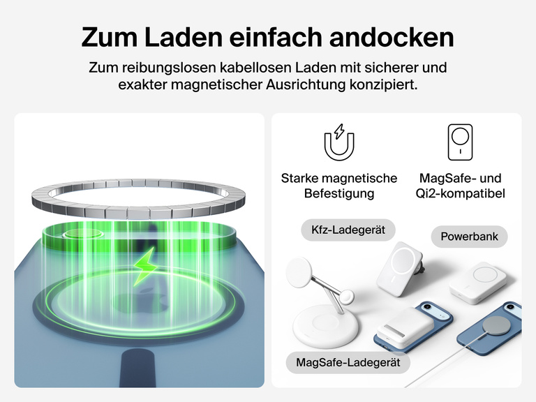 Close-up of Belkin SheerForce Grip Series Case for iPhone 17 with textured edges for secure, comfortable handling.