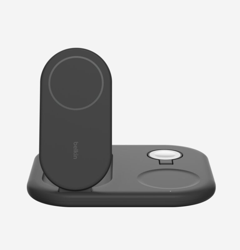 3-in-1 Magnetic Foldable Wireless Charger with Qi2, MagSafe