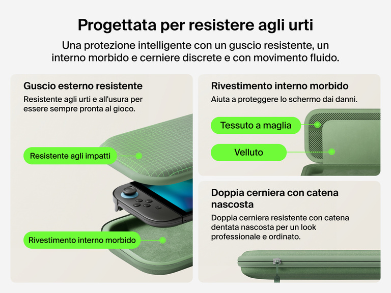 Il supporto di ricarica magnetica compatto 3 in 1 BoostCharge Belkin viene mostrato mentre ricarica rapidamente un Apple Watch. In risalto il modulo certificato MFi, la compatibilità con tutti i modelli e la ricarica dallo 0 all'80% in 45 minuti dei modelli Series 7 e successivi.