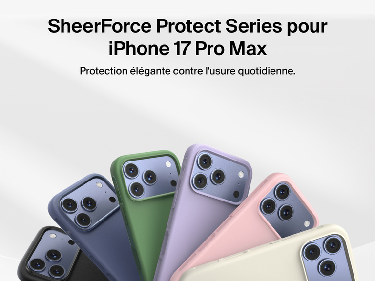 Coque de protection Belkin ScreenForce Protect Series pour iPhone 17 con&ccedil;ue pour &ecirc;tre fine, durable et fiable, tous les jours.