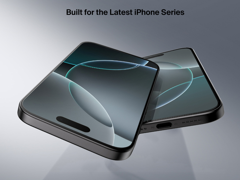 Belkin ScreenForce InvisiGlass Screen Protector designed for the latest iPhone series with ultra-clear, durable protection.