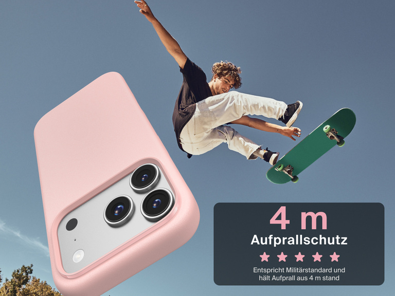 Belkin H&uuml;lle der SheerForce Protect Serie f&uuml;r das iPhone 17, die schlanken aber strapazierf&auml;higen und zuverl&auml;ssigen Schutz f&uuml;r den Alltag bietet.