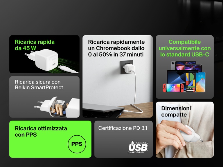 Vista esplosa della custodia da viaggio Belkin Gaming per Nintendo Switch 2, che mostra gli scomparti per le cartucce dei giochi, la tasca in tessuto a maglia e la protezione durevole con doppia cerniera.