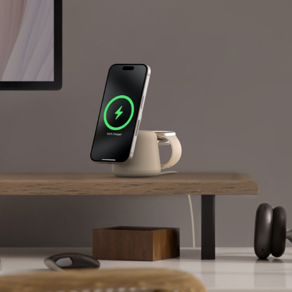 BoostCharge Pro 2-in-1 Wireless Charging Dock with MagSafe 15W