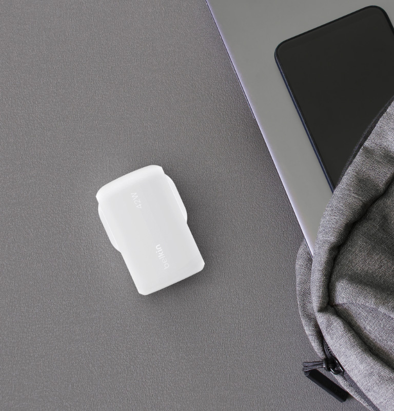 42W Dual Port Wall Charger, Fast Charging for iPhone 15, Plus, Pro, Pro Max, iPhone 14, iPhone 13, Galaxy S23 Ultra, iPad, AirPods & More 