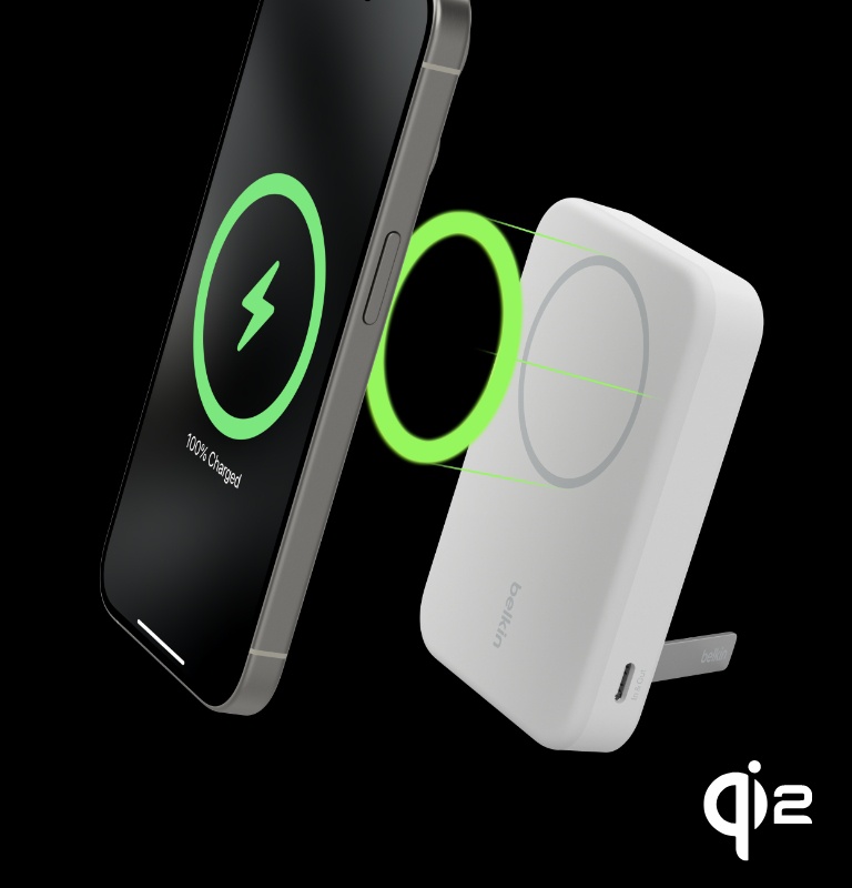 Batería externa 8K con Qi2