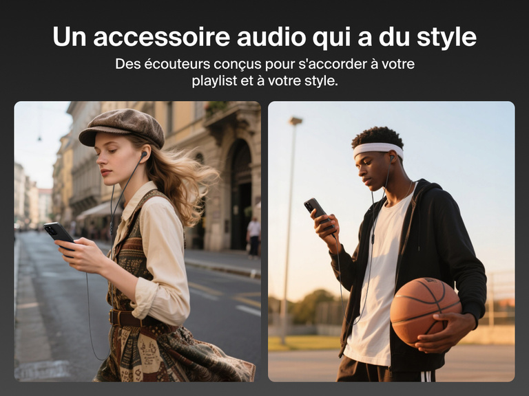 Belkin SoundForm ANC Wired Earbuds with USB-C® provide a stylish, secure fit designed for music, calls, and everyday use on the go.