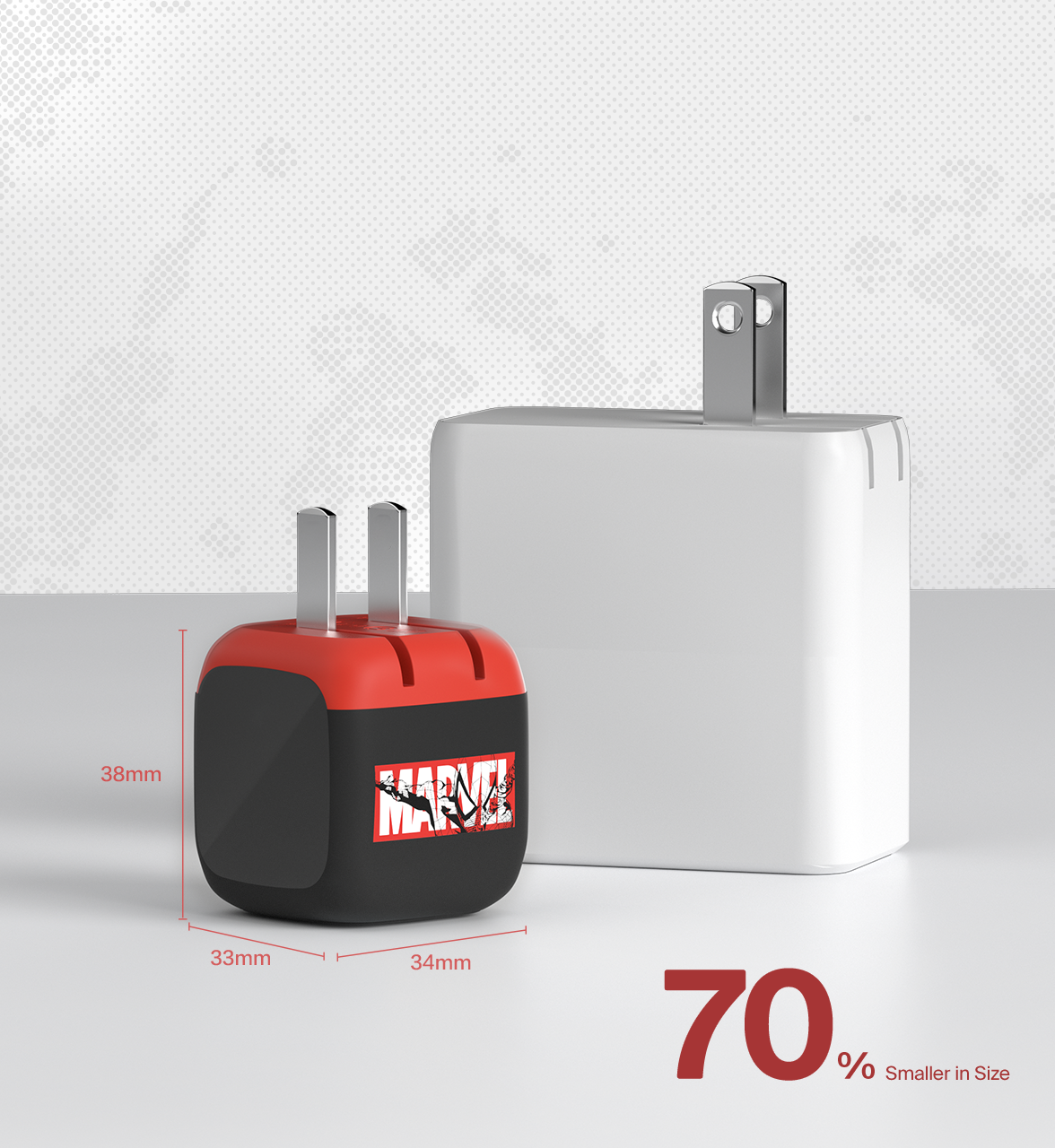 A Belkin BoostCharge Compact USB-C Charger 45W is plugged into a white wall outlet, charging a closed silver laptop on a beige surface with a white cable, next to a decorative vase with dried flowers. A Belkin BoostCharge Compact USB-C Charger 45W is plugged into a white wall outlet, charging a closed silver laptop on a beige surface with a white cable, next to a decorative vase with dried flowers.