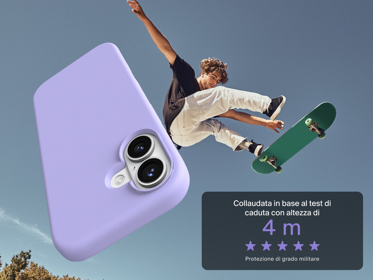 La custodia Belkin SheerForce Protect Series per iPhone &egrave; progettata per offrire una copertura durevole e compatta e una protezione affidabile per l'uso quotidiano.